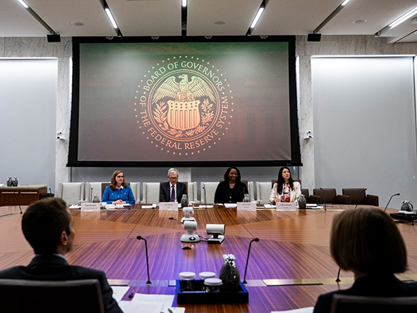 Michelle Bowman, vice chair for supervision at the US Federal Reserve, Jerome Powell, chai