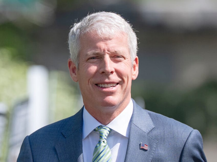 Energy Secretary Chris Wright walks at the White House, Wednesday, April 30, 2025, in Wash