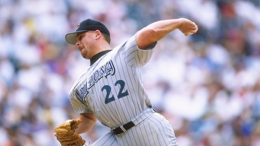 Greg Swindell with the D'Backs