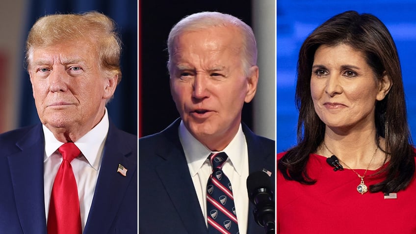 Trump, Biden, Haley