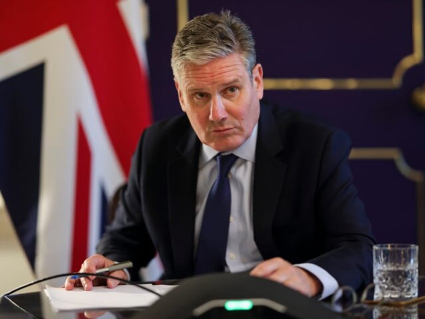 12/08/2024. London, United Kingdom. Prime Minister Keir Starmer calls President of Iran Ma