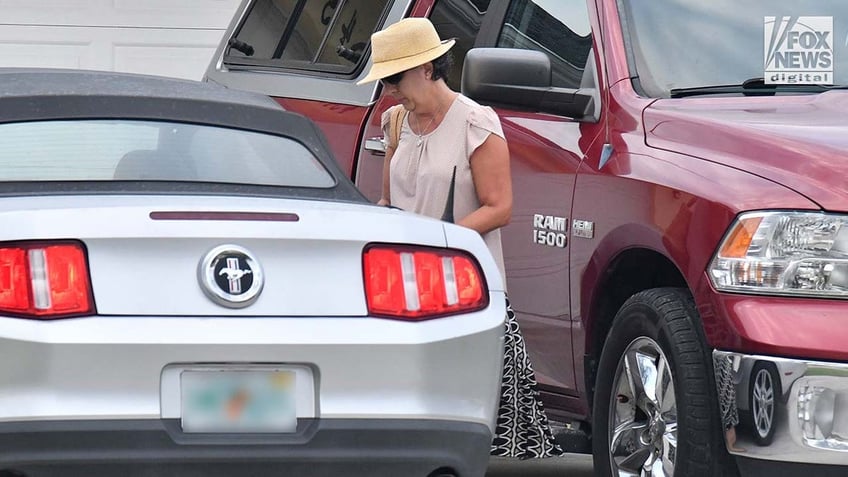 brian laundries mom drives to gabby petito deposition in killer sons mustang