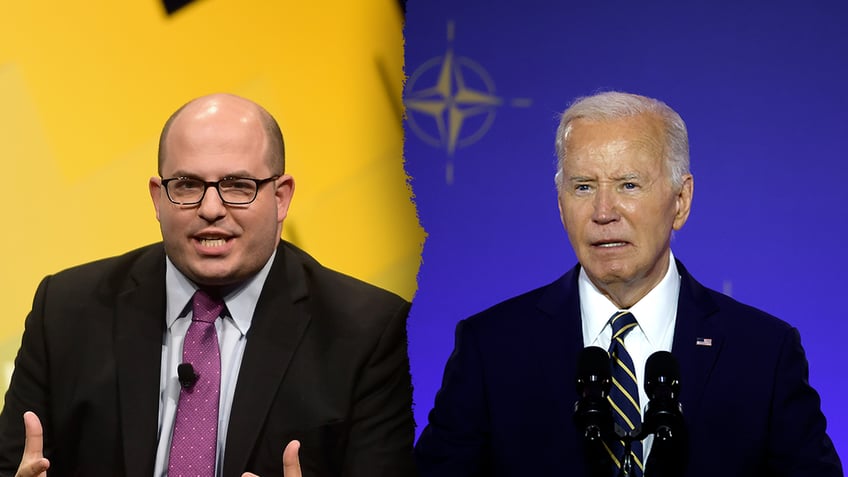 Brian Stelter and President Biden