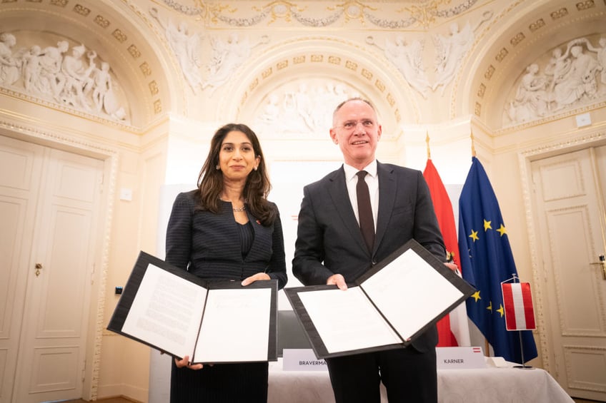 britain and austria agree to collaborate illegal migration seek cooperation on deporting migrants