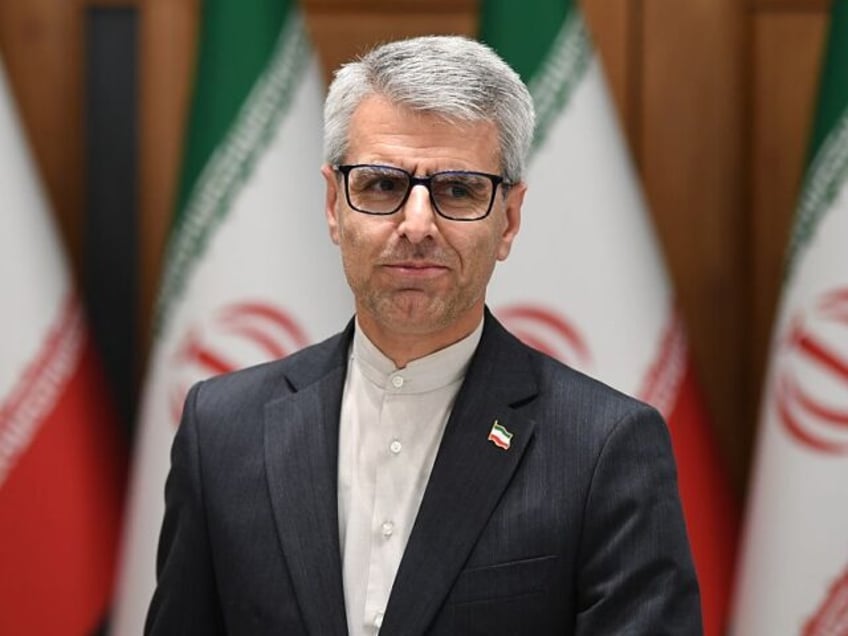 Iranian Foreign Ministry Spokesman Esmaeil Baghaei attends a press conference in Tehran, I