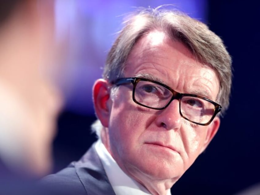 Peter Mandelson, founder and chairman of Global Counsel LLP, attends the Milken Institute