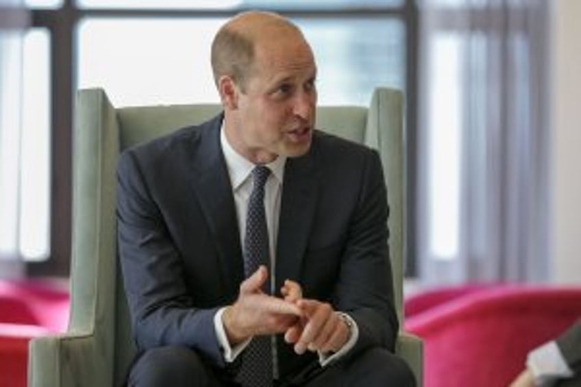 Britain's Prince William condemns anti-Semitism during London synagogue visit