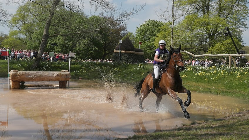 Georgie Campbell at the Mitsubishi Motors Badminton Horse Trials