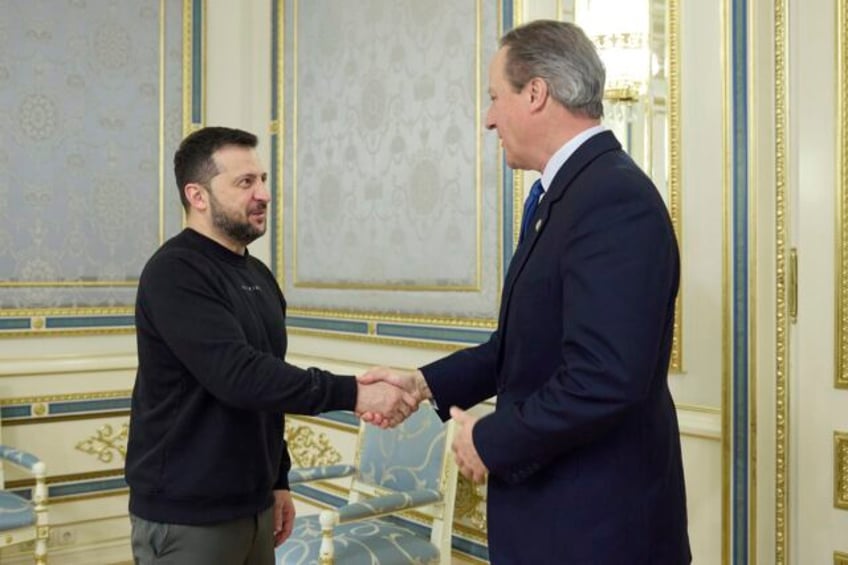 british foreign secretary david cameron meets zelenskyy in first overseas visit as top uk diplomat