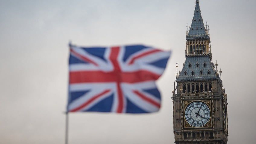 Union Jack flies in front of Big Ben