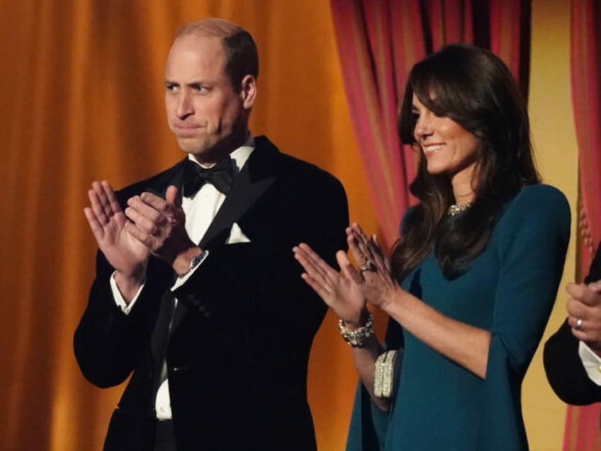 LONDON, ENGLAND - NOVEMBER 30: Prince William, Prince of Wales, Catherine, Princess of Wal