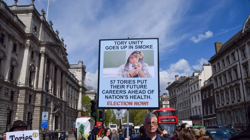 uk smoking protest