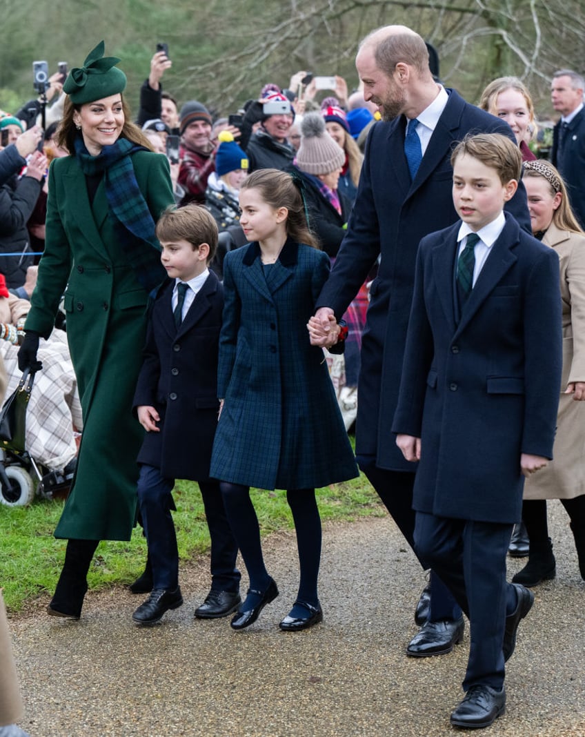 british royals step out to church in symbolic end of cancer struck 2024