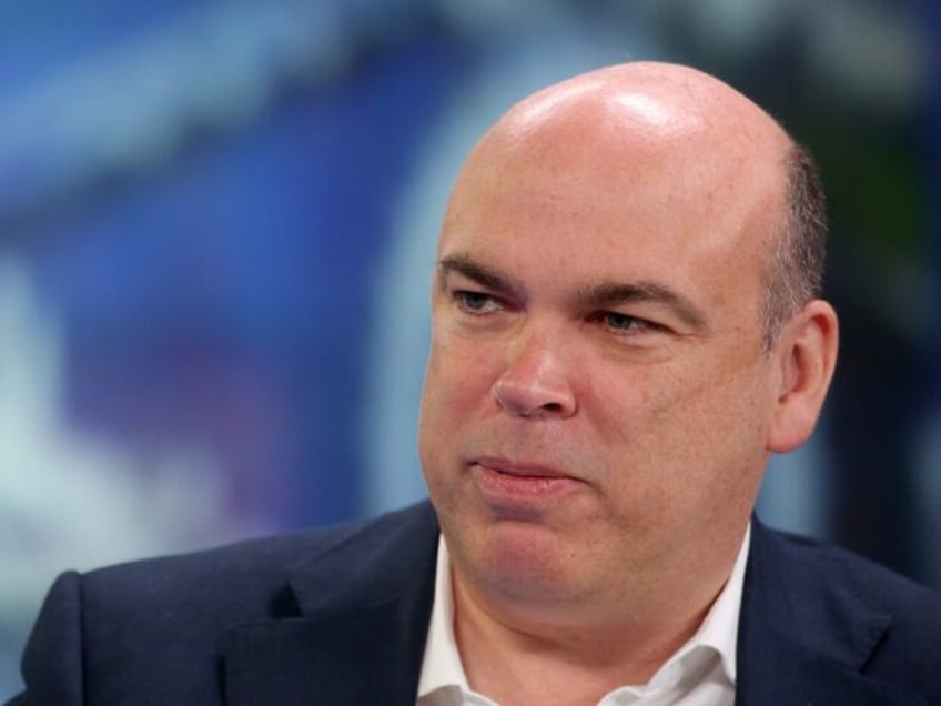 Mike Lynch, founder of Invoke Capital Partners, pauses during a Bloomberg Television inter