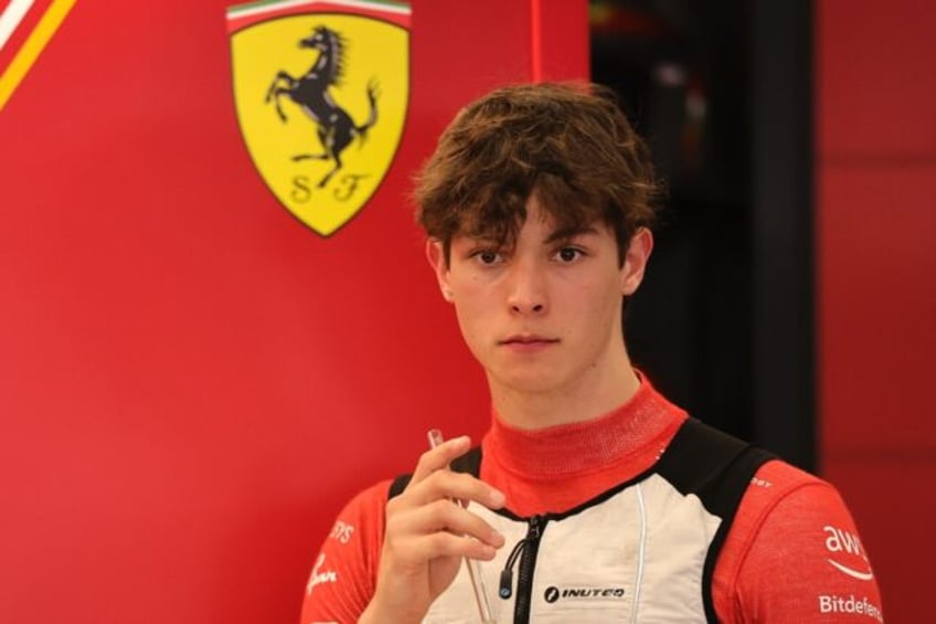 British teenager Oliver Bearman had a day to remember making his surprise Ferrari debut