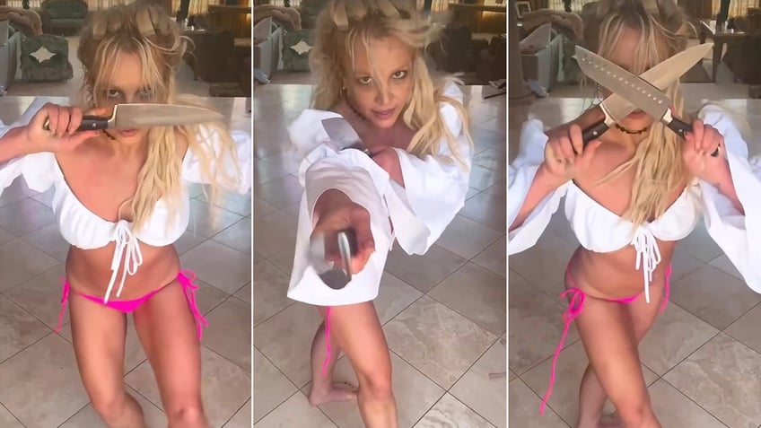 britney spears bashes police for conducting welfare check after viral knives video about power for cops