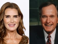 Brooke Shields consulted former President George HW Bush for dating advice