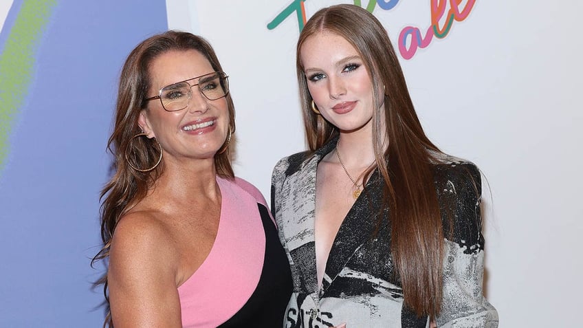 brooke shields with her daughter grier