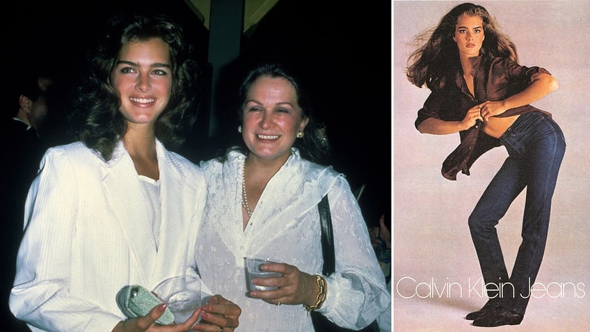 Brooke Shields' mom and her Calvin Klein ad