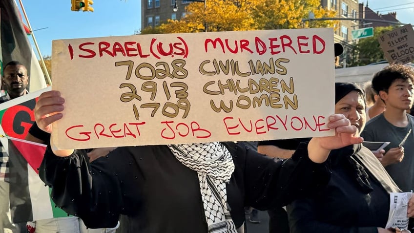 brooklyn pro palestinian rally draws thousands as israel enters second stage of war with hamas