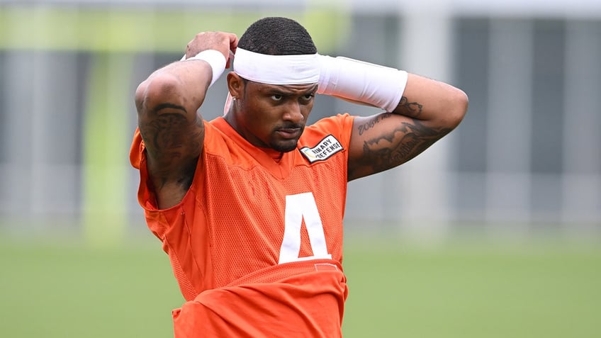 Deshaun Watson at OTAs