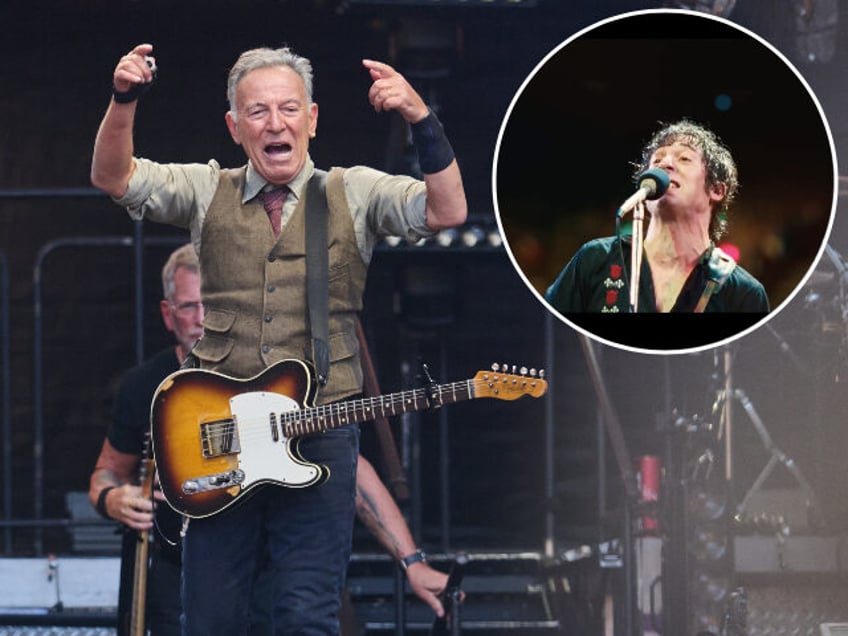11 June 2025, Berlin: Bruce Springsteen and The E Street Band play in the Olympic Stadium