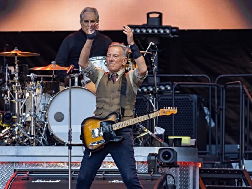 BERLIN, GERMANY - JUNE 11: American rock singer, songwriter, and guitarist Bruce Springste