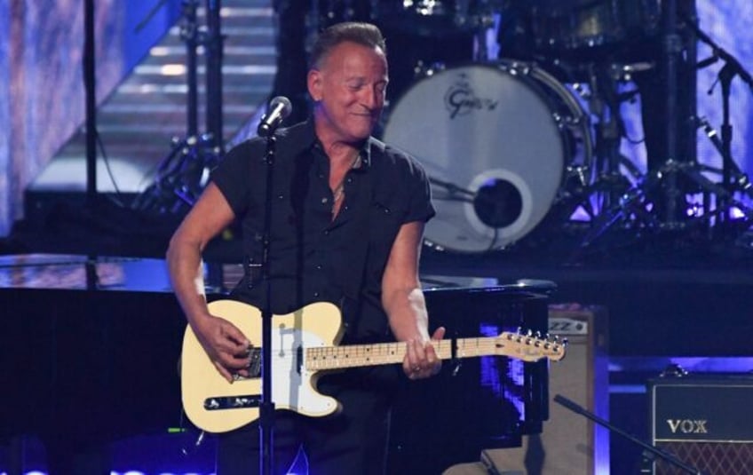 Bruce Springsteen performs during the annual Rock and Roll Hall of Fame Induction Ceremony