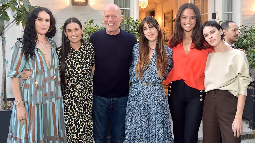 bruce willis demi moore and arnold schwarzenegger maria shriver still have forever relationships