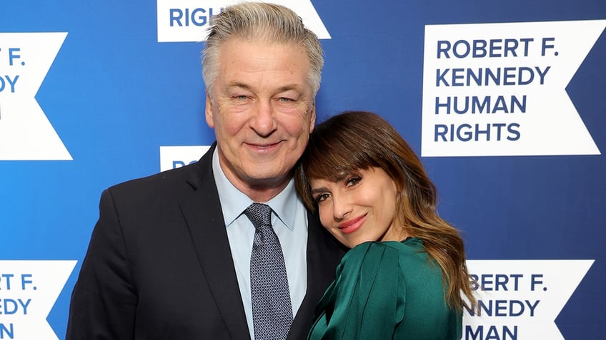 Alec Baldwin and Hilaria Baldwin on the red carpet