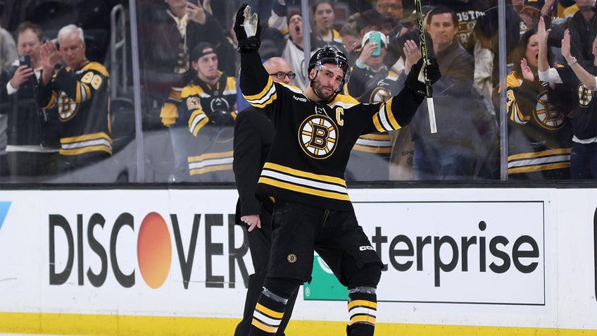 bruins legend patrice bergeron happy to be the uber driver for the family in retirement