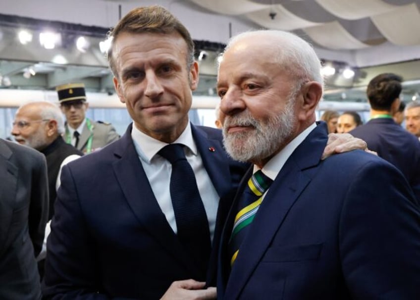 French President Emmanuel Macron and Brazilian President Luiz Inacio Lula da Silva are on