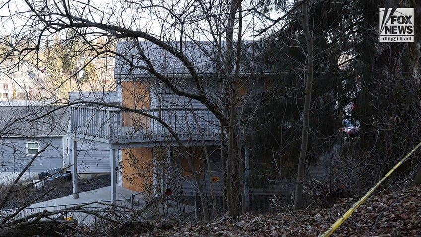 The house where four University of Idaho students were fatally stabbed is cordoned off in Moscow, Idaho