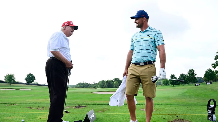 Donald Trump and Bryson DeChambeau