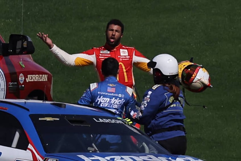 bubba wallace hit by depression following best friend ryan blaneys nascar championship