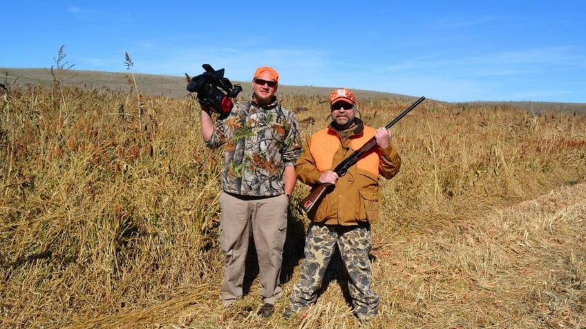 Buck McNeely hunts with his son