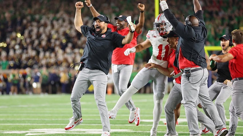 buckeyes ryan day rips lou holtz after thrilling win its always been ohio against the world