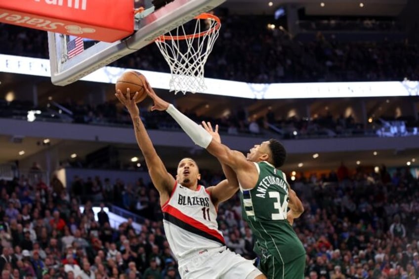 bucks beat trail blazers in biggest comeback win of nba season