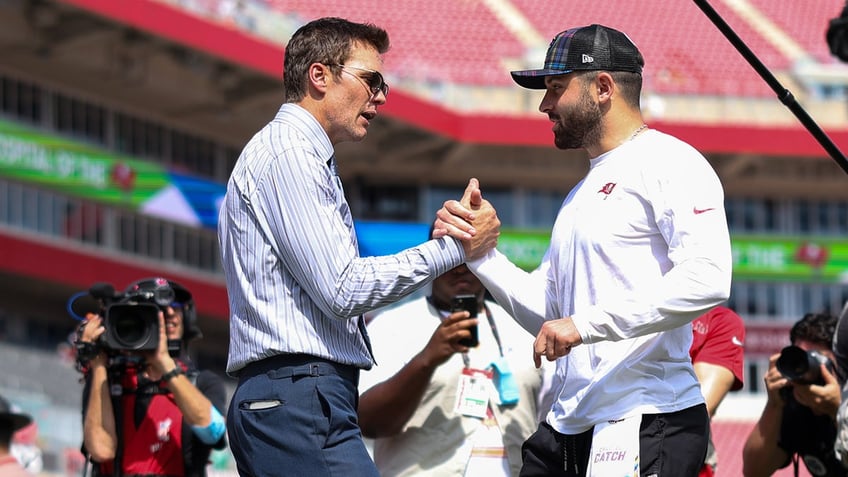 Tom Brady and Baker Mayfield