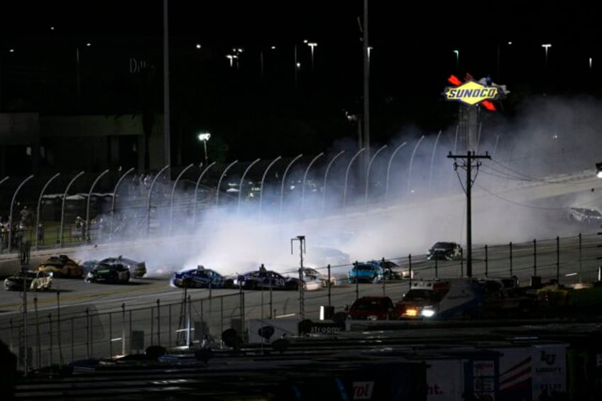 buescher wins at daytona eliminating elliott and helping wallace land final nascar playoff berth