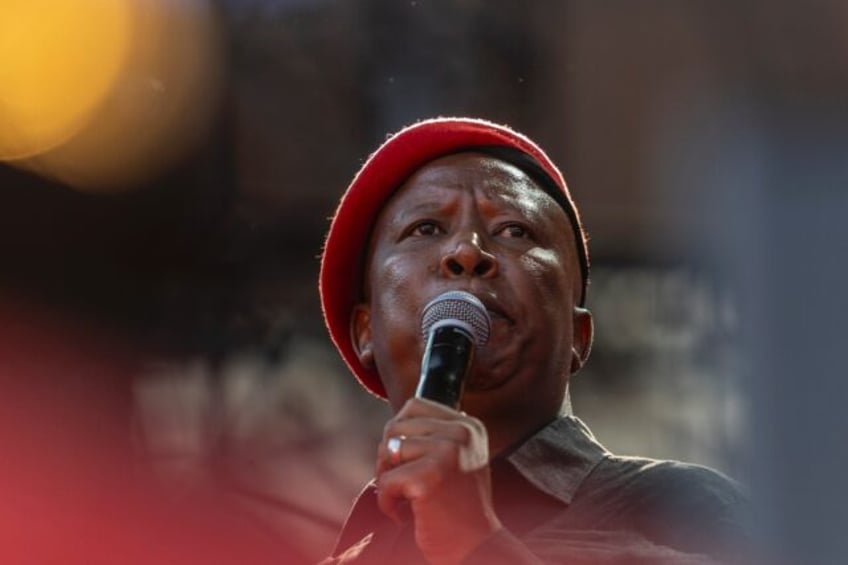 Julius Malema, 42, founded the EFF in 2013 after being thrown out of the ANC