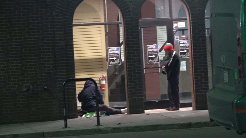 Homeless men Burlington