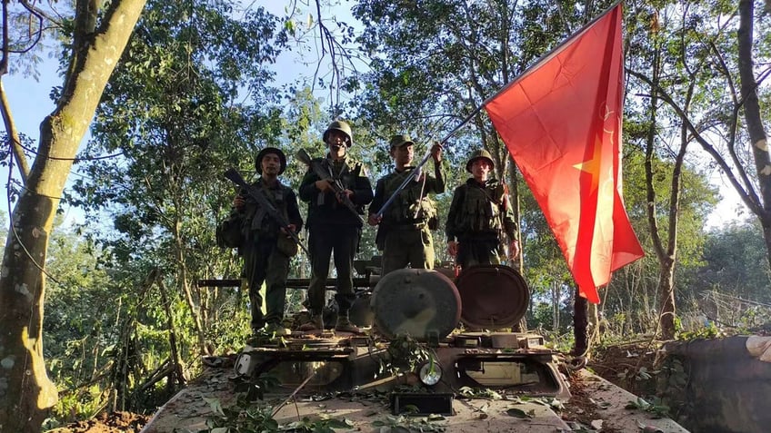 burmese military junta promises retaliation against rebel forces that seized chinese border towns