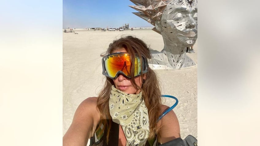 Cindy Crawford at Burning Man