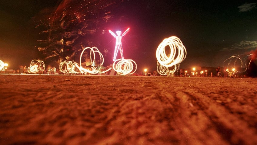 Burning Man effigy