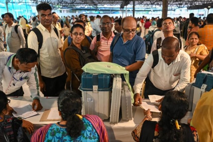 India's financial capital Mumbai began voting Monday when six-week national elections resu