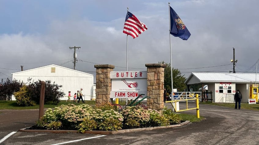 The entrance to the Butler Farm Show