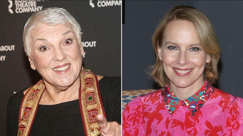 A split of Tyne Daly and Amy Ryan