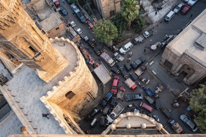 Bab Zeweila, one of three remaining medieval gates in the old city walls of Cairo