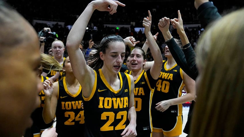 Caitlin Clark after Purdue win